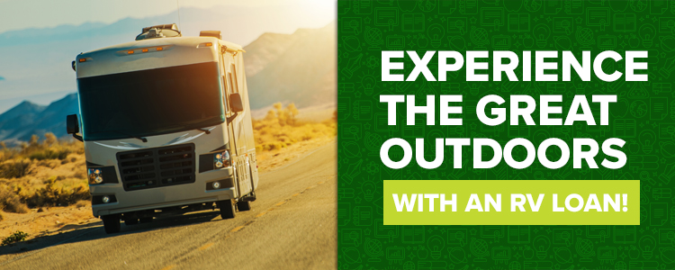 Experience the great outdoors with an RV Loan
